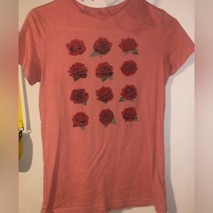 Pink rose shirt Classic crew